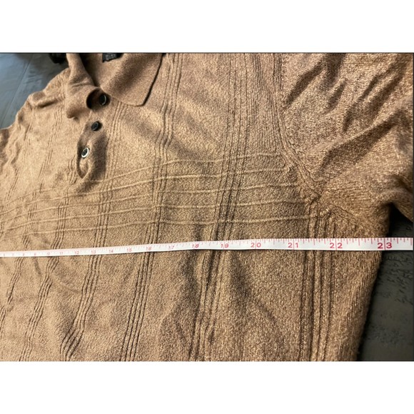 Mens-Dockers Lightweight Collared Button Knit Sweater - Sz XL - Picture 7 of 10